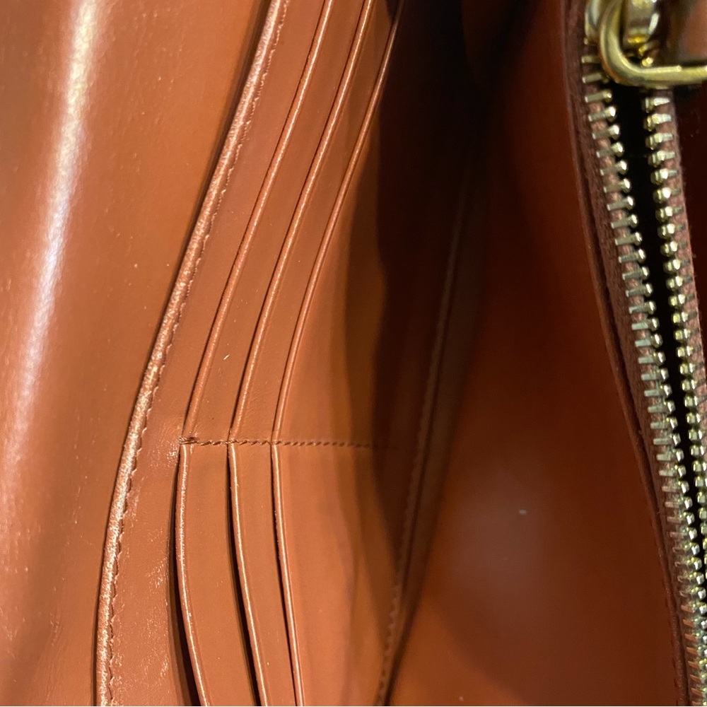 Miu Miu Tangerine Crocodile Embossed Wallet - image 4